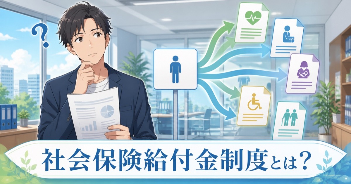 社会保険給付金制度の実体を解説するアイキャッチ
