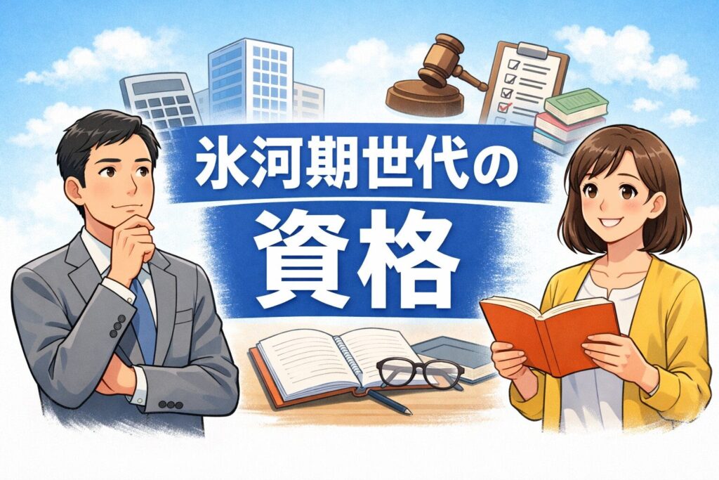 氷河期世代に向けた現実的な資格の考え方
