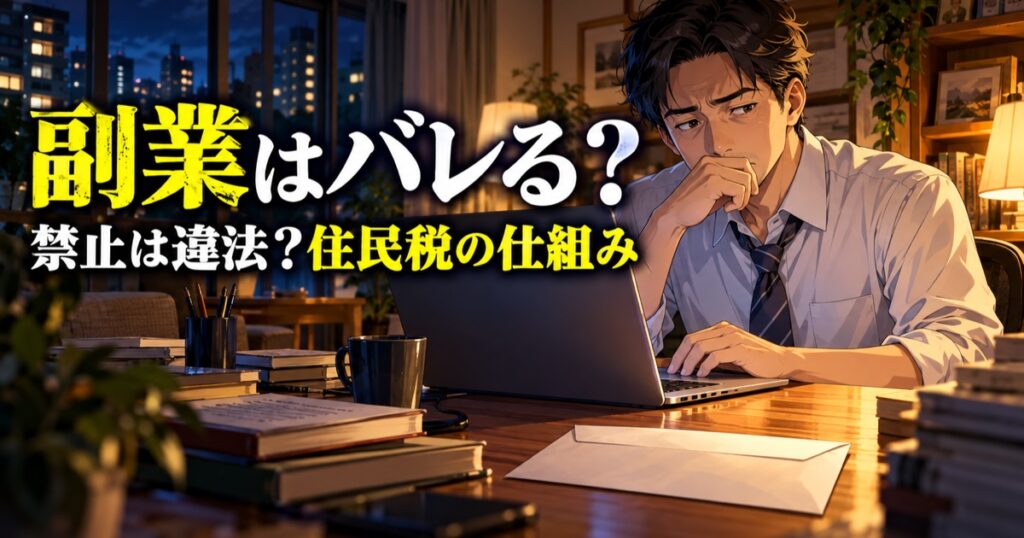 会社員が副業と本業の間で考えるイメージ