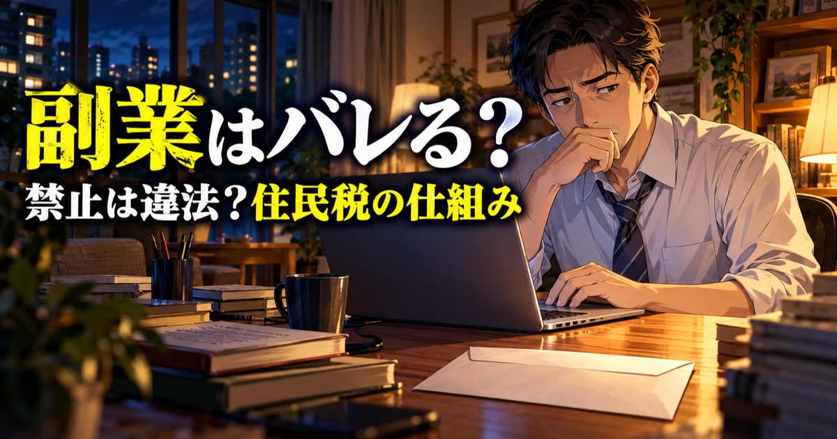 会社員が副業と本業の間で考えるイメージ