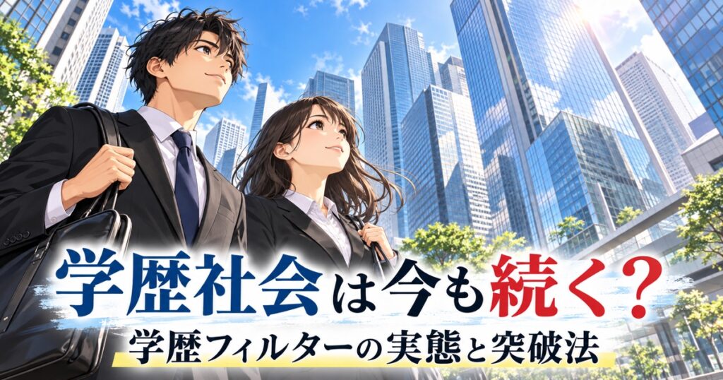 リクルートスーツで前を見すえる日本人の就活生のイメージ
